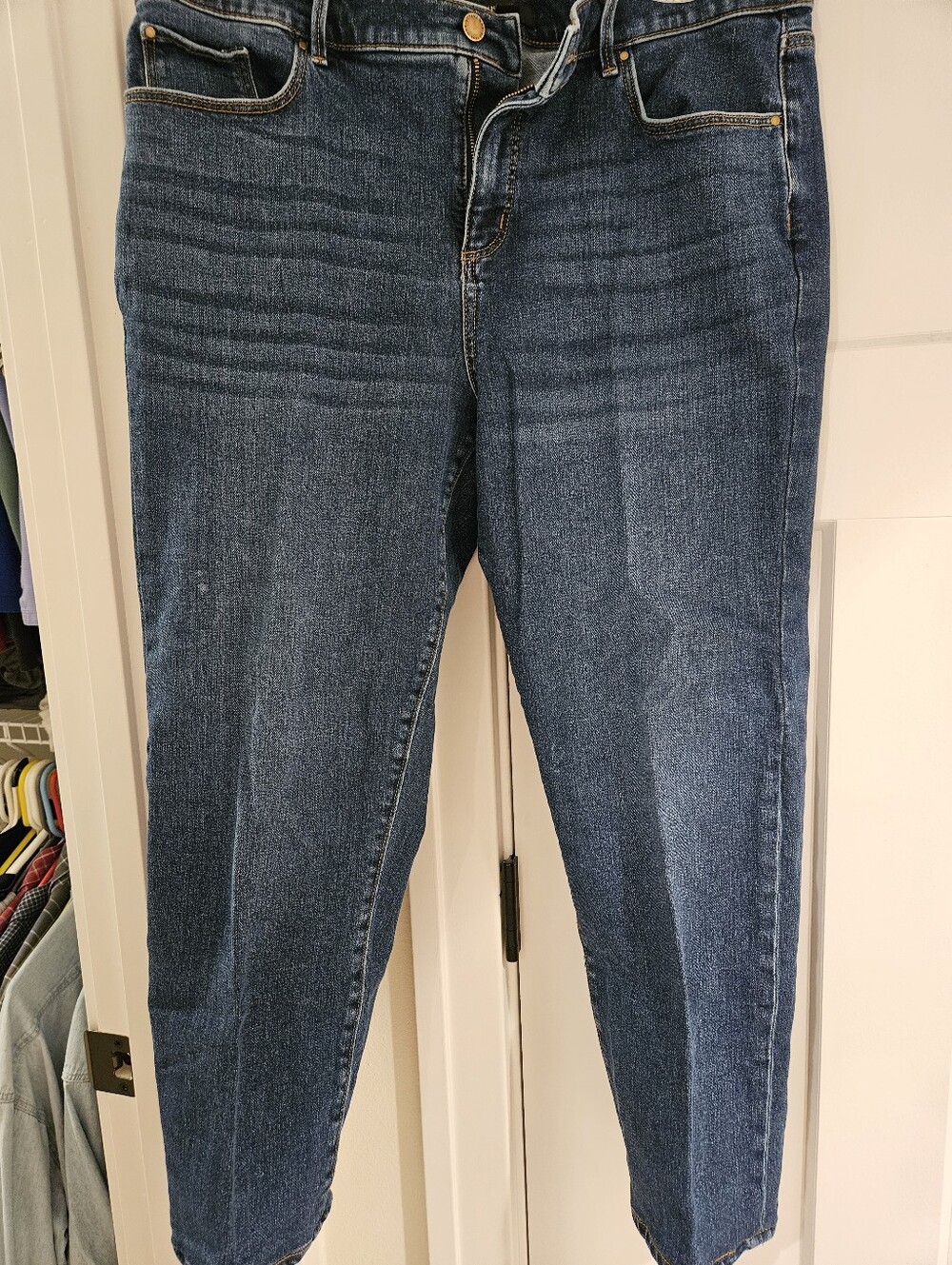 Ann Taylor Women's Dark Blue Tapered Jean